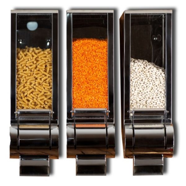 Kahve Çekirdeği Bakliyat ve Kuru Gıda Teşhir Silosu Paslanmaz Çelik