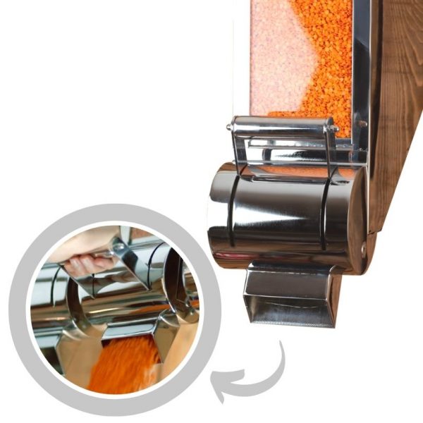 Kahve Çekirdeği Bakliyat ve Kuru Gıda Teşhir Silosu Paslanmaz Çelik