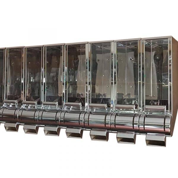 Kahve Çekirdeği Bakliyat ve Kuru Gıda Teşhir Silosu Paslanmaz Çelik